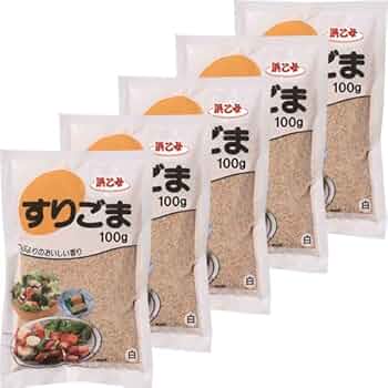 Amazon.co.jp: 浜乙女 白すりごま カラー 100g ×5個 : 食品
